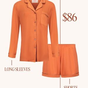 In My Sundays Terracotta Pajama Set